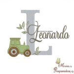 Matriz de Bordado Nome Leonardo