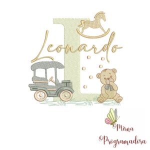 Matriz de Bordado Nome Leonardo