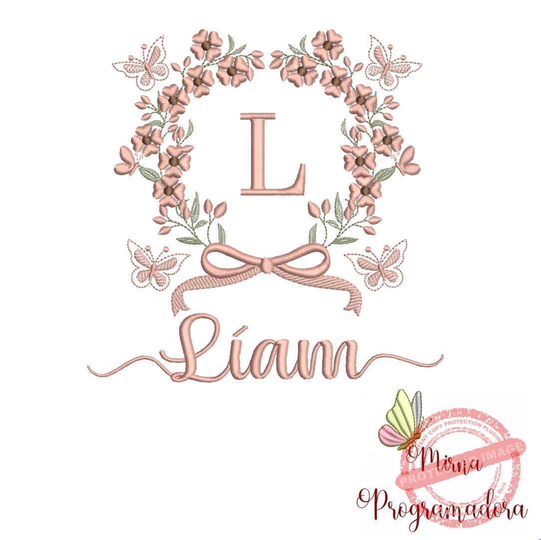 matriz de bordado liam Matriz de Bordado Nome Líam - Imagem 1