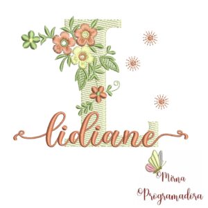 Matriz de Bordado - Nome Lidiane