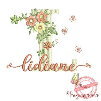 Matriz de Bordado - Nome Lidiane