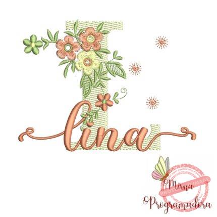 Matriz de Bordado - Nome Lina