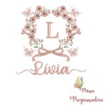 Matriz de Bordado Nome Lívia