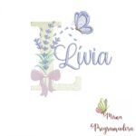 Matriz de Bordado - Nome Lívia