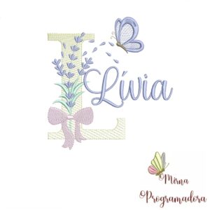 Matriz de Bordado - Nome Lívia