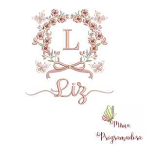 Matriz de Bordado Nome Liz