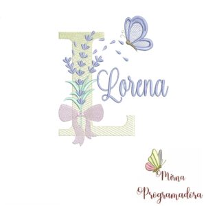 Matriz de Bordado - Nome Lorena