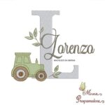 Matriz de Bordado Nome Lorenzo