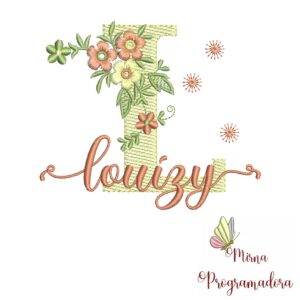 Matriz de Bordado - Nome Louízy