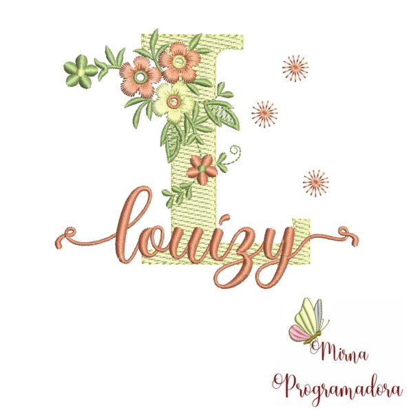 Matriz de Bordado - Nome Louízy