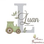 Matriz de Bordado Nome Luan