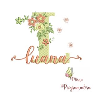 Matriz de Bordado - Nome Luana