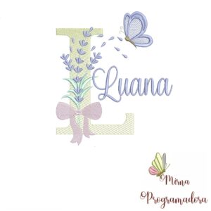 Matriz de Bordado - Nome Luana