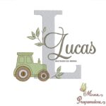 Matriz de Bordado Nome Lucas