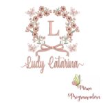Matriz de Bordado Nome Ludy Catarina