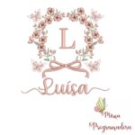 Matriz de Bordado Nome Luísa