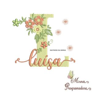 Matriz de Bordado - Nome Luísa