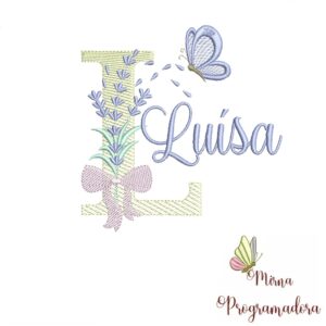 Matriz de Bordado - Nome Luísa