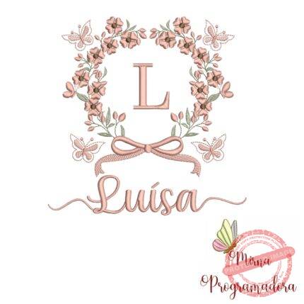 Matriz de Bordado Nome Luísa