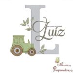 Matriz de Bordado Nome Luíz