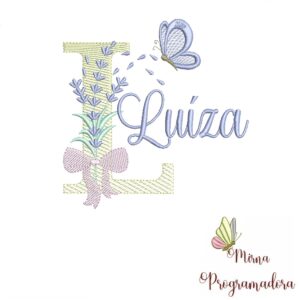 Matriz de Bordado - Nome Luíza