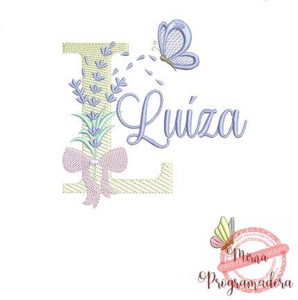 Matriz de Bordado - Nome Luíza