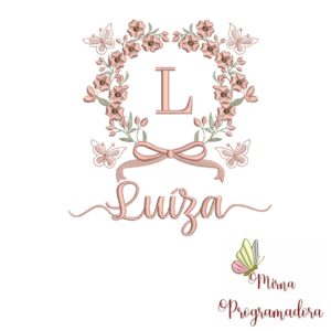 Matriz de Bordado Nome Luíza