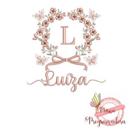 Matriz de Bordado Nome Luíza
