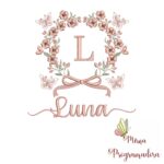 Matriz de Bordado Nome Luna