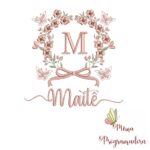 Matriz de Bordado Nome Maitê