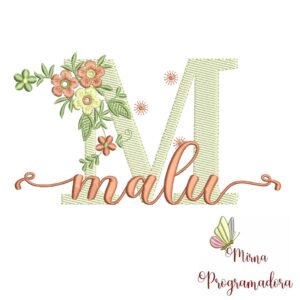 Matriz de Bordado - Nome Malu
