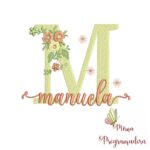 Matriz de Bordado - Nome Manuela