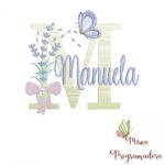 Matriz de Bordado - Nome Manuela