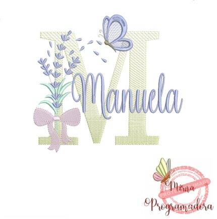 Matriz de Bordado - Nome Manuela