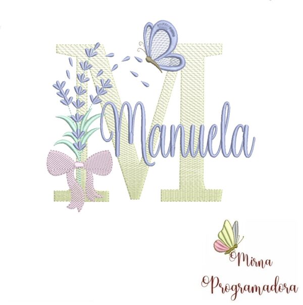 Matriz de Bordado - Nome Manuela