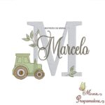 Matriz de Bordado Nome Marcelo