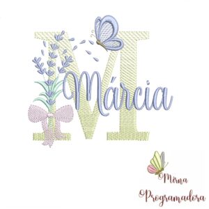 Matriz de Bordado - Nome Márcia