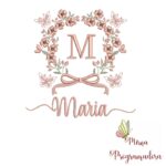 Matriz de Bordado Nome Maria
