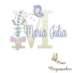 Matriz de Bordado - Nome Maria Júlia