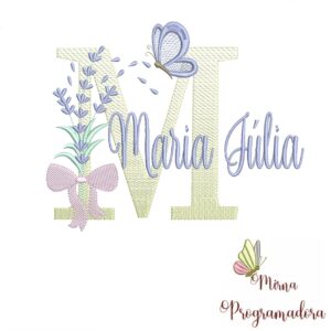 Matriz de Bordado - Nome Maria Júlia