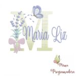Matriz de Bordado - Nome Maria Liz