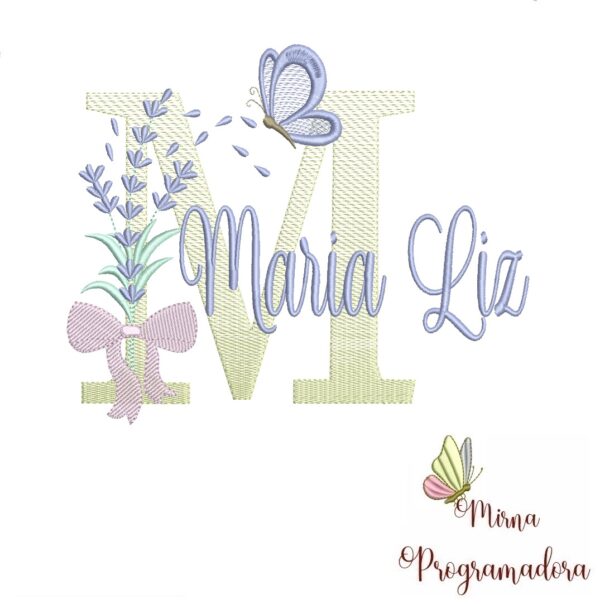 Matriz de Bordado - Nome Maria Liz