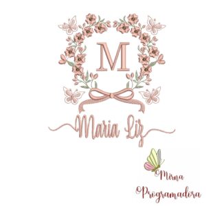 Matriz de Bordado Nome Maria Liz