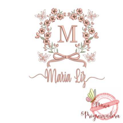 Matriz de Bordado Nome Maria Liz