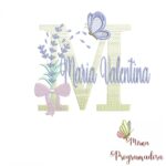Matriz de Bordado - Nome Maria Valentina