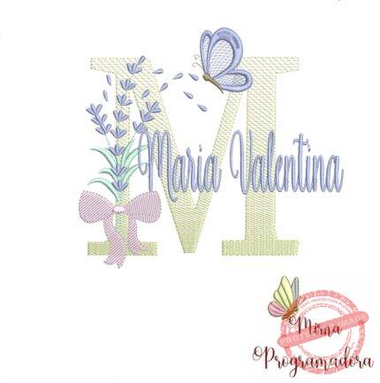 Matriz de Bordado - Nome Maria Valentina