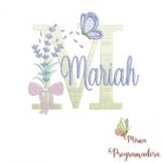 Matriz de Bordado - Nome Mariah