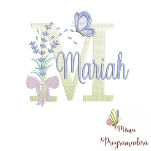 Matriz de Bordado - Nome Mariah