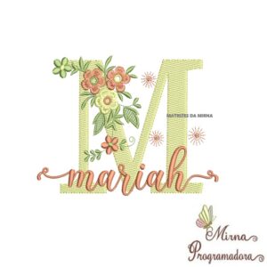 Matriz de Bordado - Nome Mariah