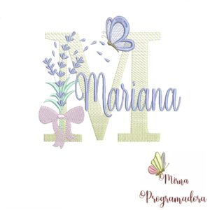 Matriz de Bordado - Nome Mariana